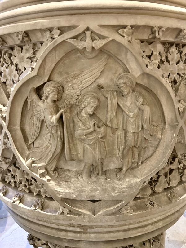 St Mary's Birnam - The Stone Font